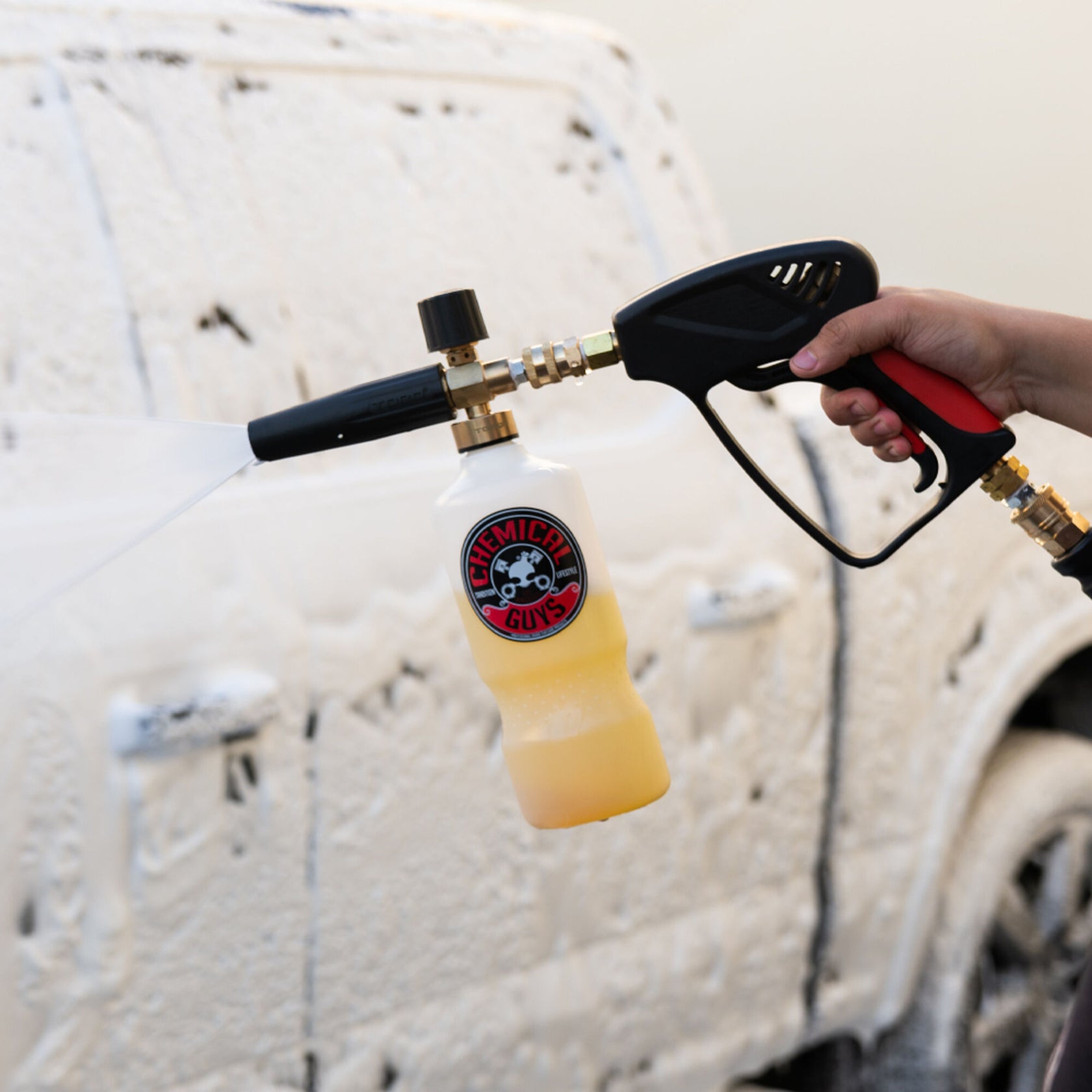 TORQ Snubby Pressure Washer Gun Foam Cannon Attachment Chemical Guys